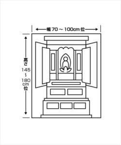 半間仏間用仏壇